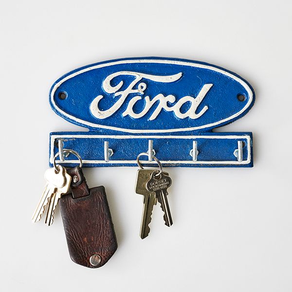 Ford Oval Hook Key Rack Vintage