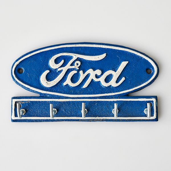 Ford Oval Hook Key Rack Vintage - The Renmy Store Homewares & Gifts 