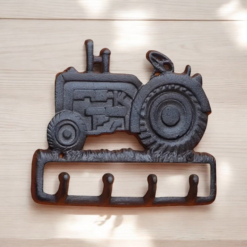 Hook Tractor Farmhouse Country Rustic Cast Iron