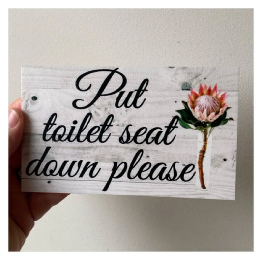 Protea Custom Personalised House Garden Sign - The Renmy Store Homewares & Gifts 