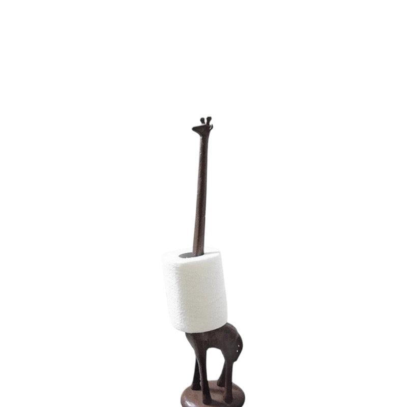 Paper Towel Holder Cast Iron Giraffe