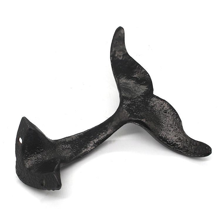 Hook Whale Tail Rustic Cast Iron - The Renmy Store Homewares & Gifts 