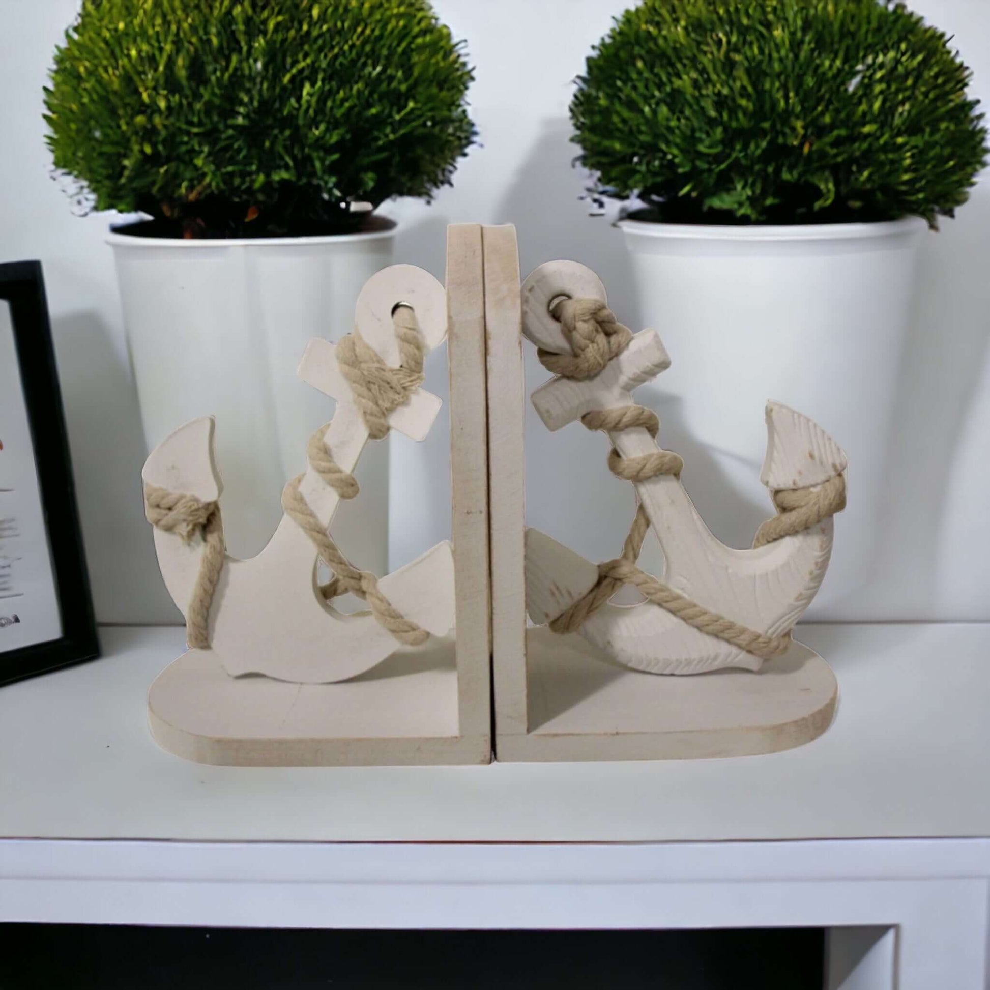 Book Ends Bookends Anchor Beach House - The Renmy Store Homewares & Gifts 