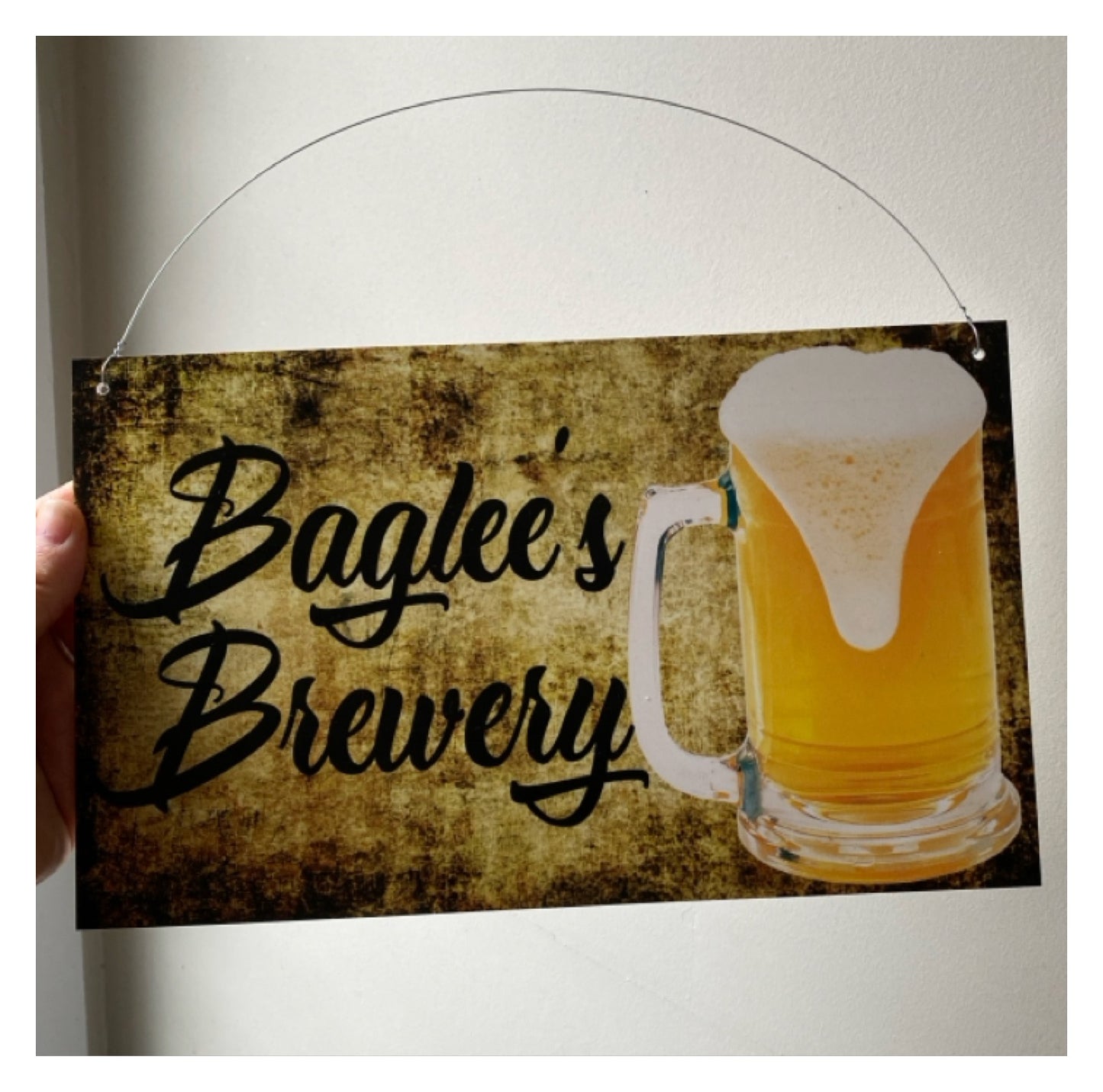 Beer Vintage Bar Custom Personalised Sign - The Renmy Store Homewares & Gifts 