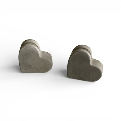 Concrete Heart Card Holder | Wedding Table Number & Place Card Stand Aussie Made