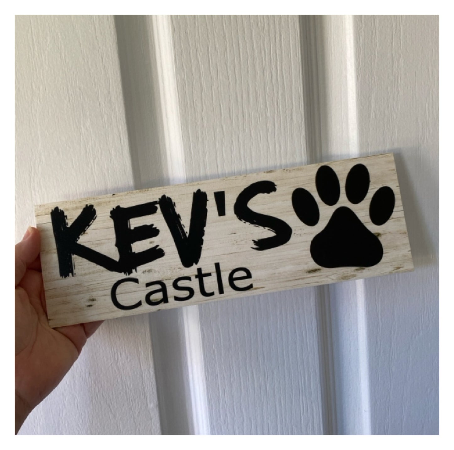 Dog Kennel House Custom Personalised Pets Name Sign