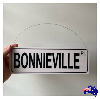 Street Grey Custom Personalised Sign