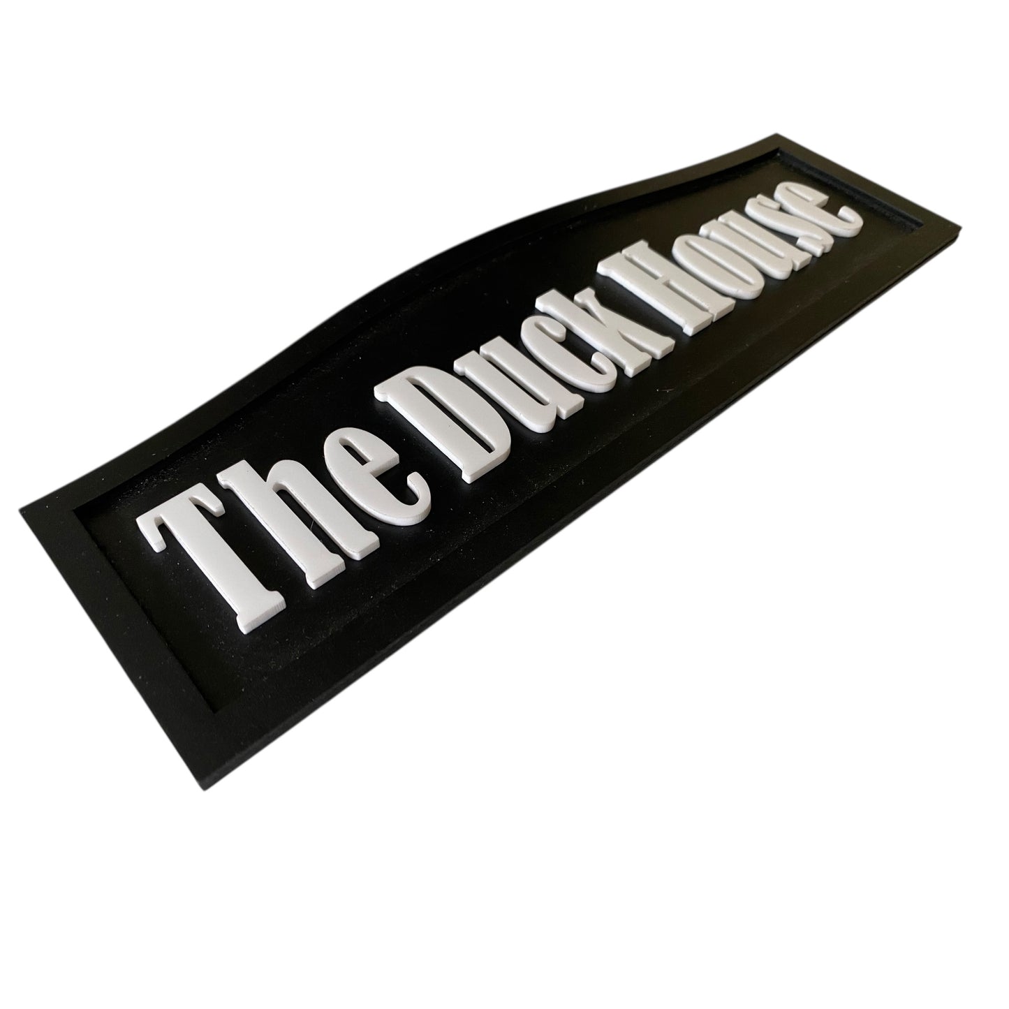 Custom Timber Sign - Personalised The Duck House - Australian Made