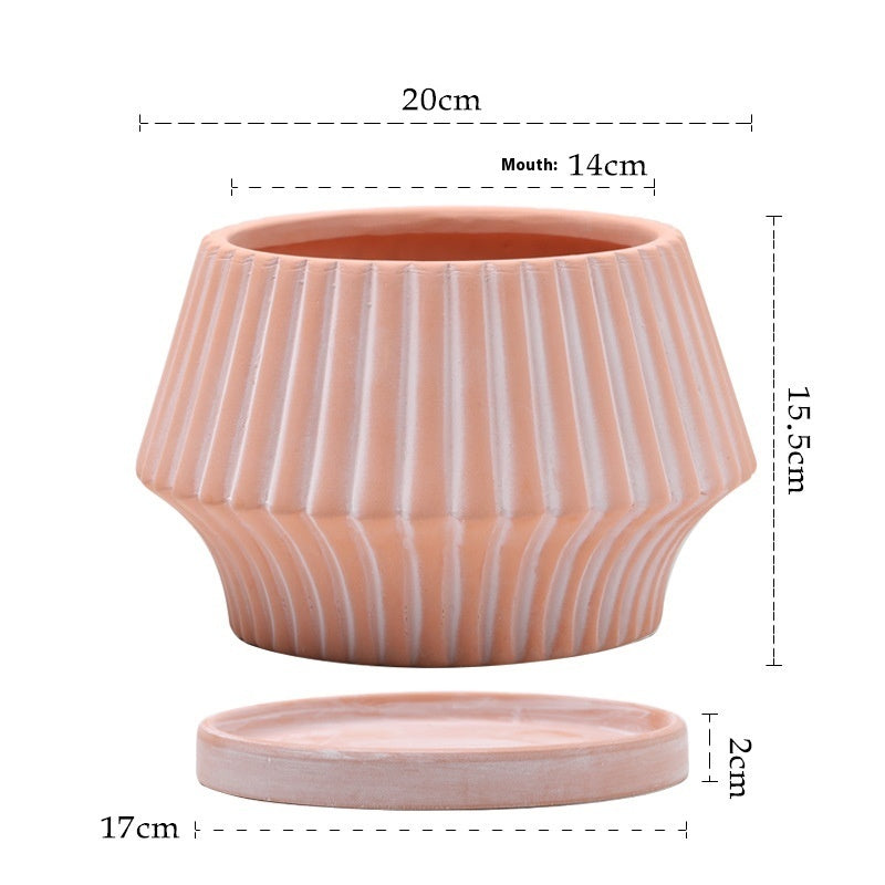 Planter Pot Garden Terracotta Pottery Clay Range