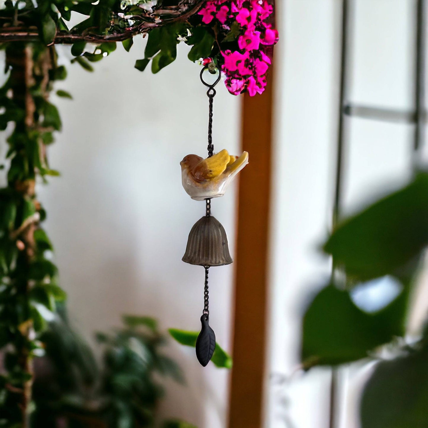 Bird Bell Ceramic Hanging Natural - The Renmy Store Homewares & Gifts 