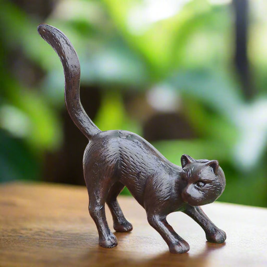 Cat Cast Iron Ornament Home Garden Decoration - The Renmy Store Homewares & Gifts 