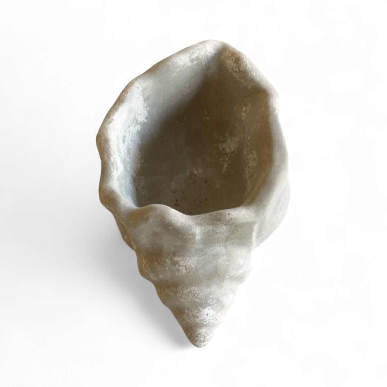 Planter Pot Shell Coastal Aussie Handmade Concrete Small