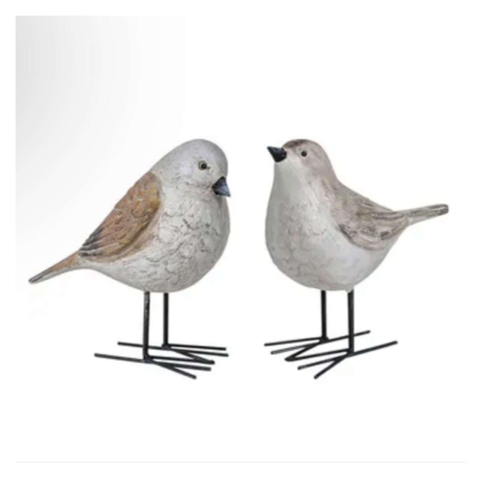 Bird Natural Set of 2 Nature Ornament - The Renmy Store Homewares & Gifts 