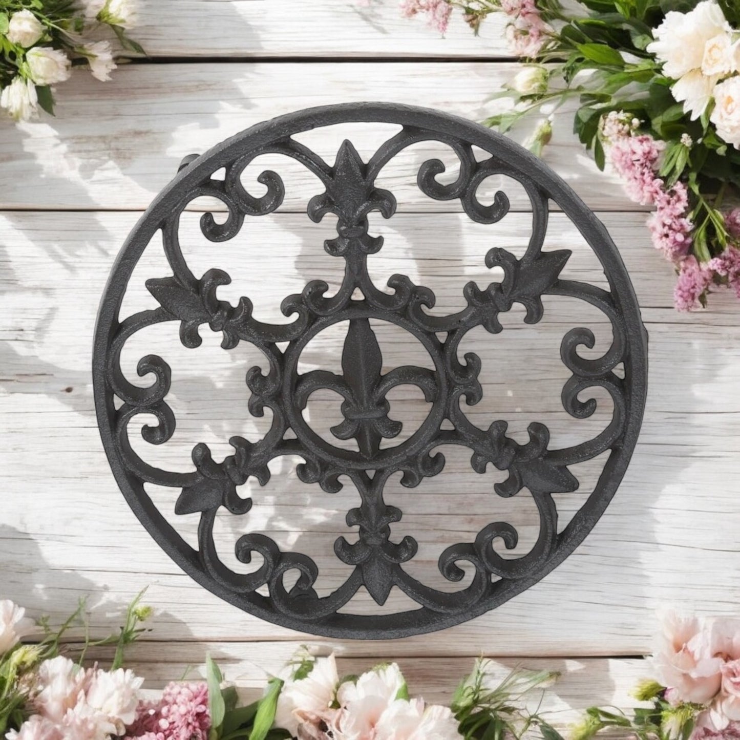 Trivet French Provincial Cast Iron