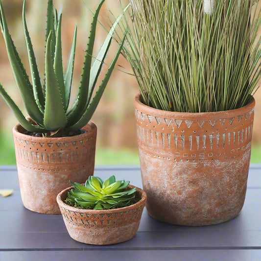 Terracotta Pot Planter Garden Vintage Earth Range