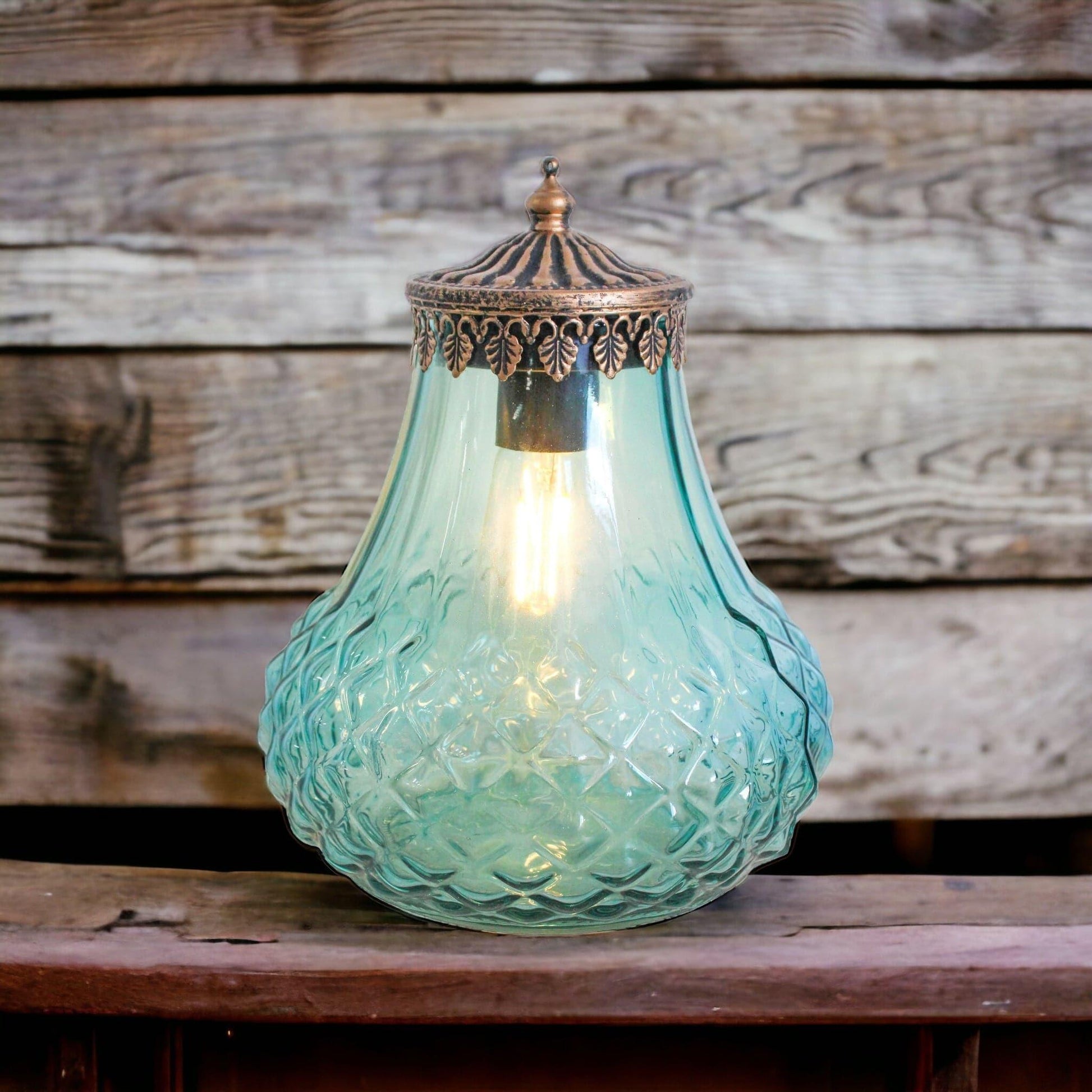 Lantern Light LED Rustic Shimmer - The Renmy Store Homewares & Gifts 