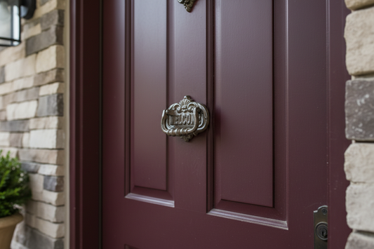 Door Knocker Welcome Rustic Cast Iron