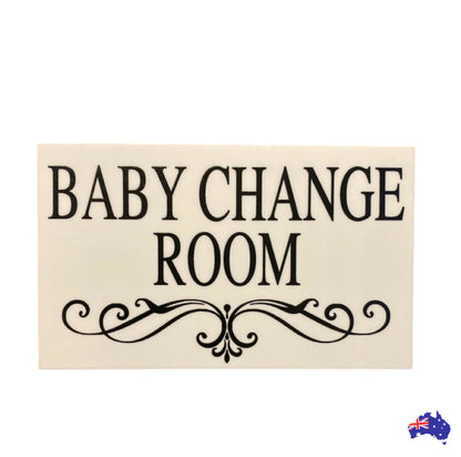 Baby Change Room Toilet Restroom Sign - The Renmy Store Homewares & Gifts 