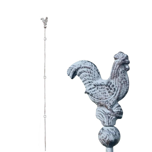 Garden Stake Rooster Cast Iron