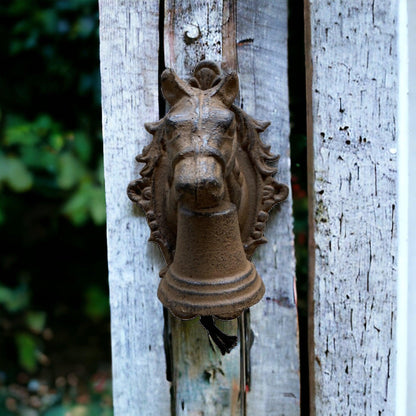 Door Bell Horse Melodies Cast Iron - The Renmy Store Homewares & Gifts 