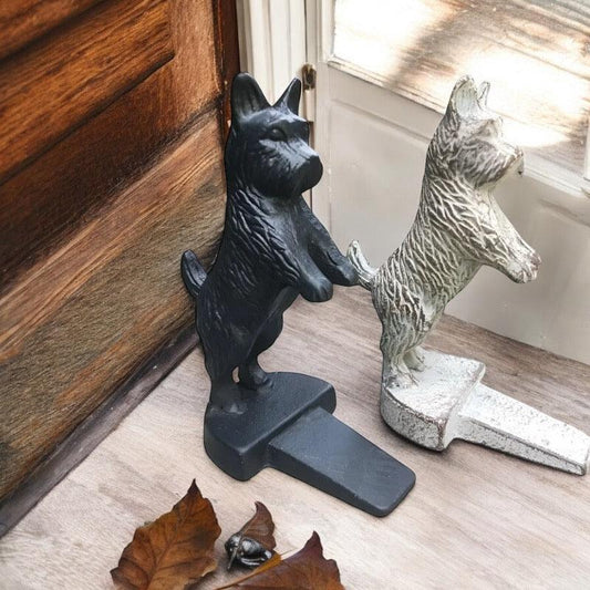 Door Stop Dog Scottish Heavy Cast Iron