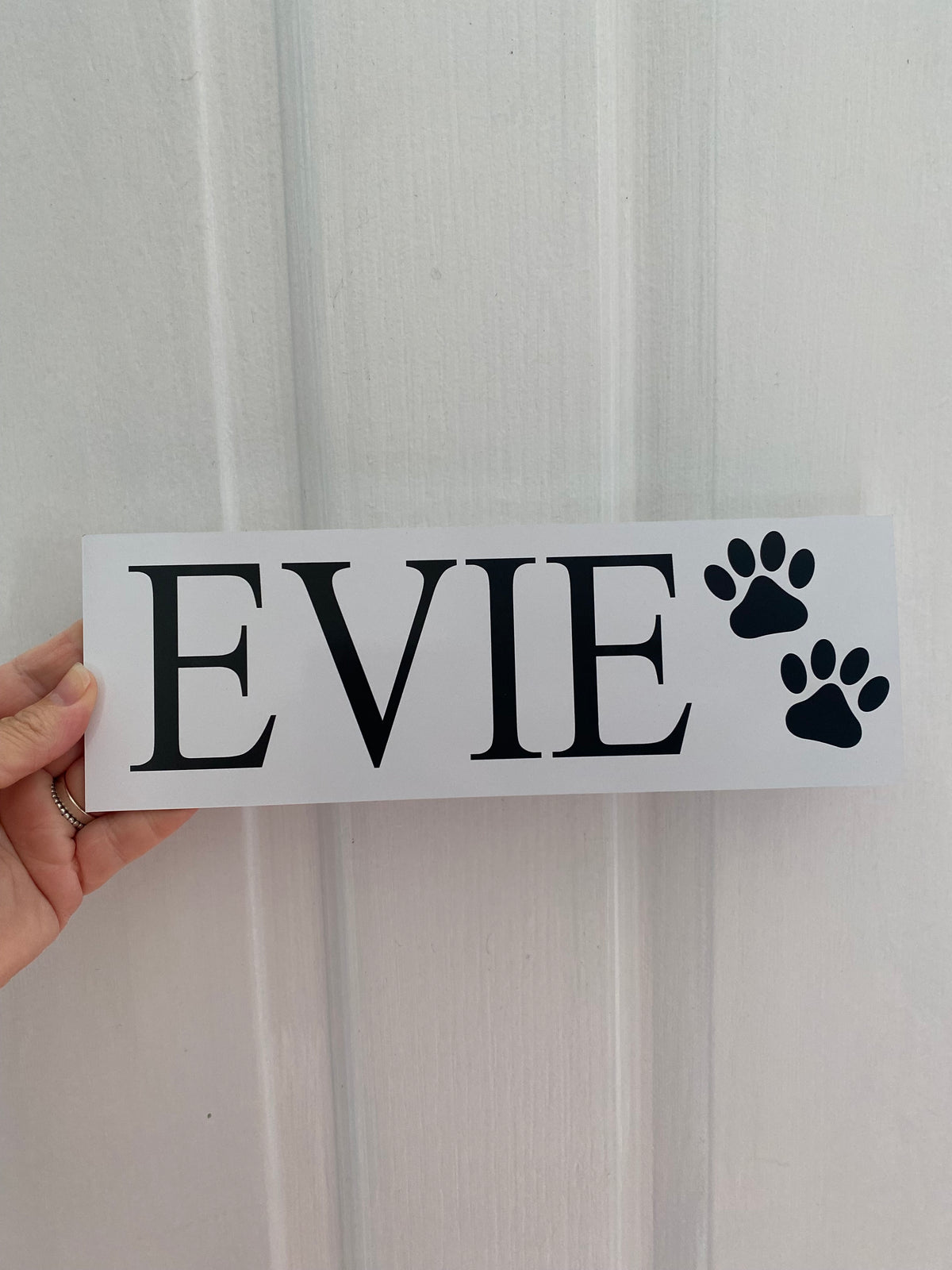 Paw Pet Sign - Personalised Cat Dog - Australian Made