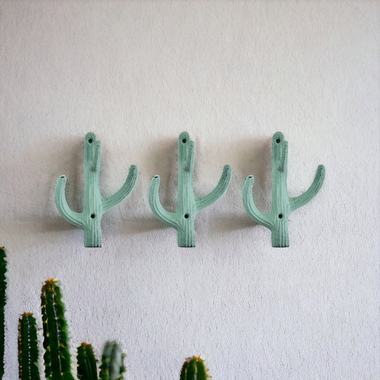 Hook Cactus Double Green Set of 3 - The Renmy Store Homewares & Gifts 