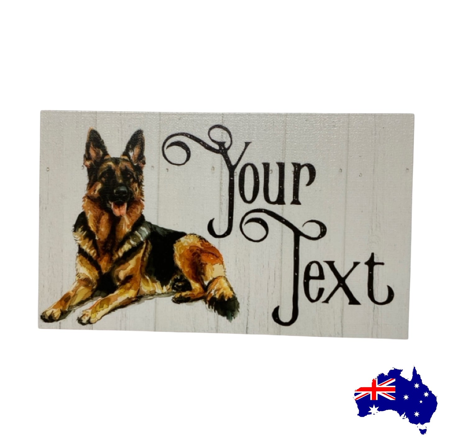 German Shepherd Dog Personalised Custom Sign