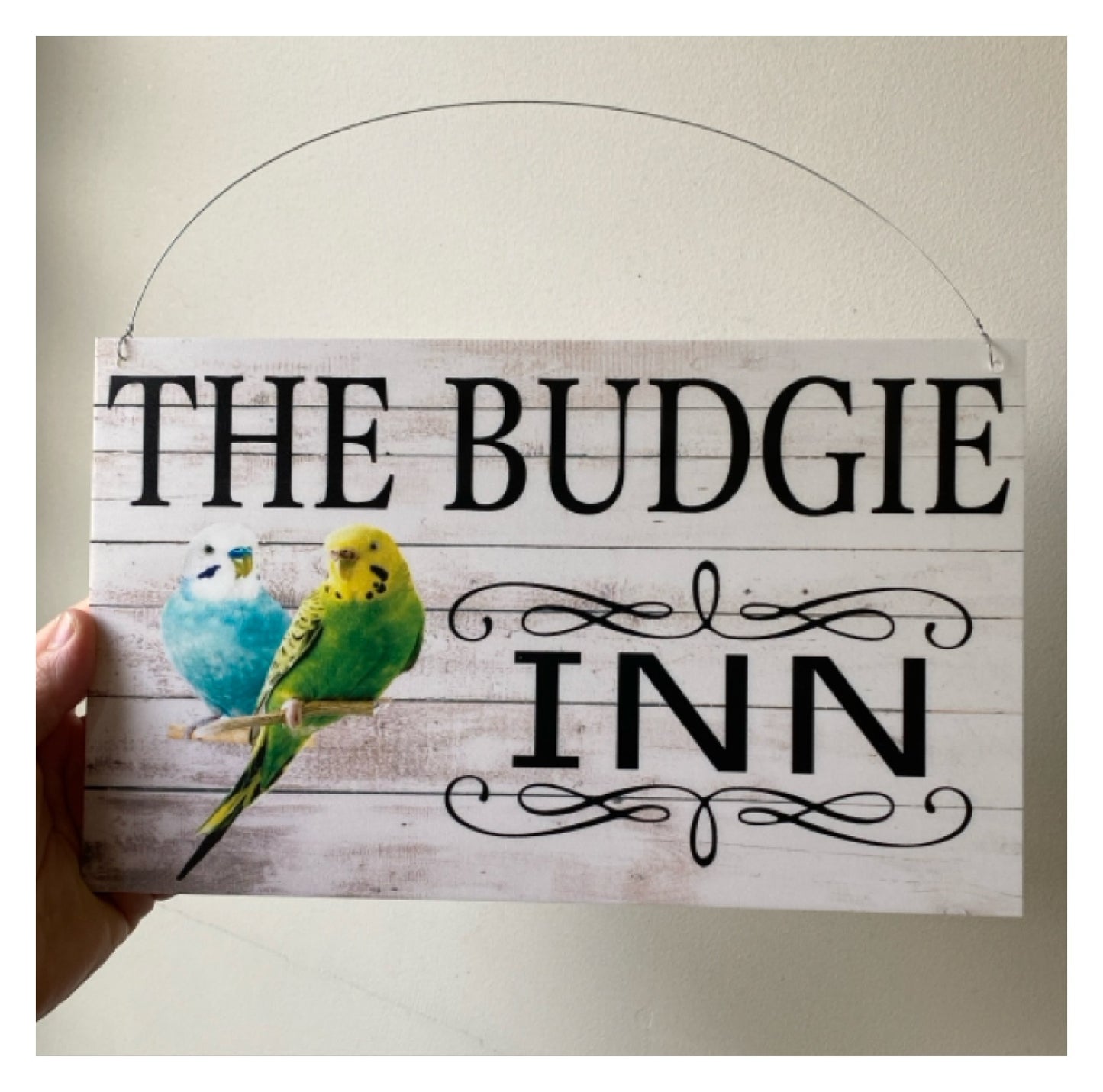 The Budgie Bird Inn Sign - The Renmy Store Homewares & Gifts 