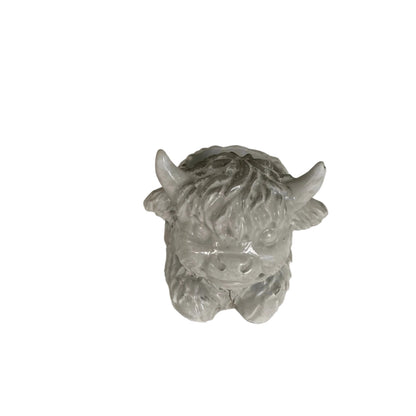 Highland Cow Planter Pot & Candle Holder | Handmade Concrete Farmhouse Aussie Made