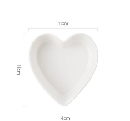 Heart Love Bowl Dish Kitchen Ceramic