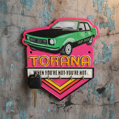 Holden Torana Key Hook Rack Vintage Cast Iron 22cm