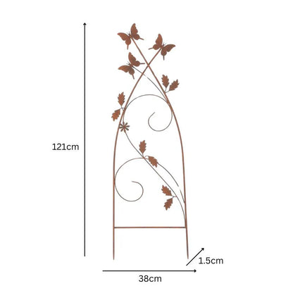 Trellis Stake Plant Support Garden Butterfly
