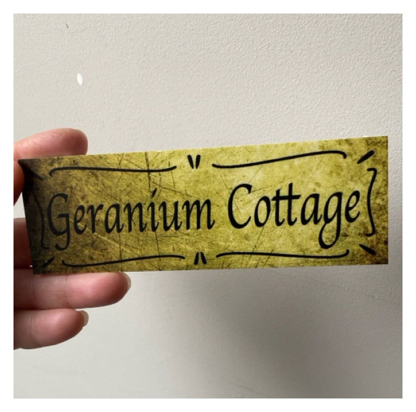 Cottage Custom Personalised Vintage Sign - The Renmy Store Homewares & Gifts 