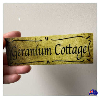 Cottage Custom Personalised Vintage Sign - The Renmy Store Homewares & Gifts 