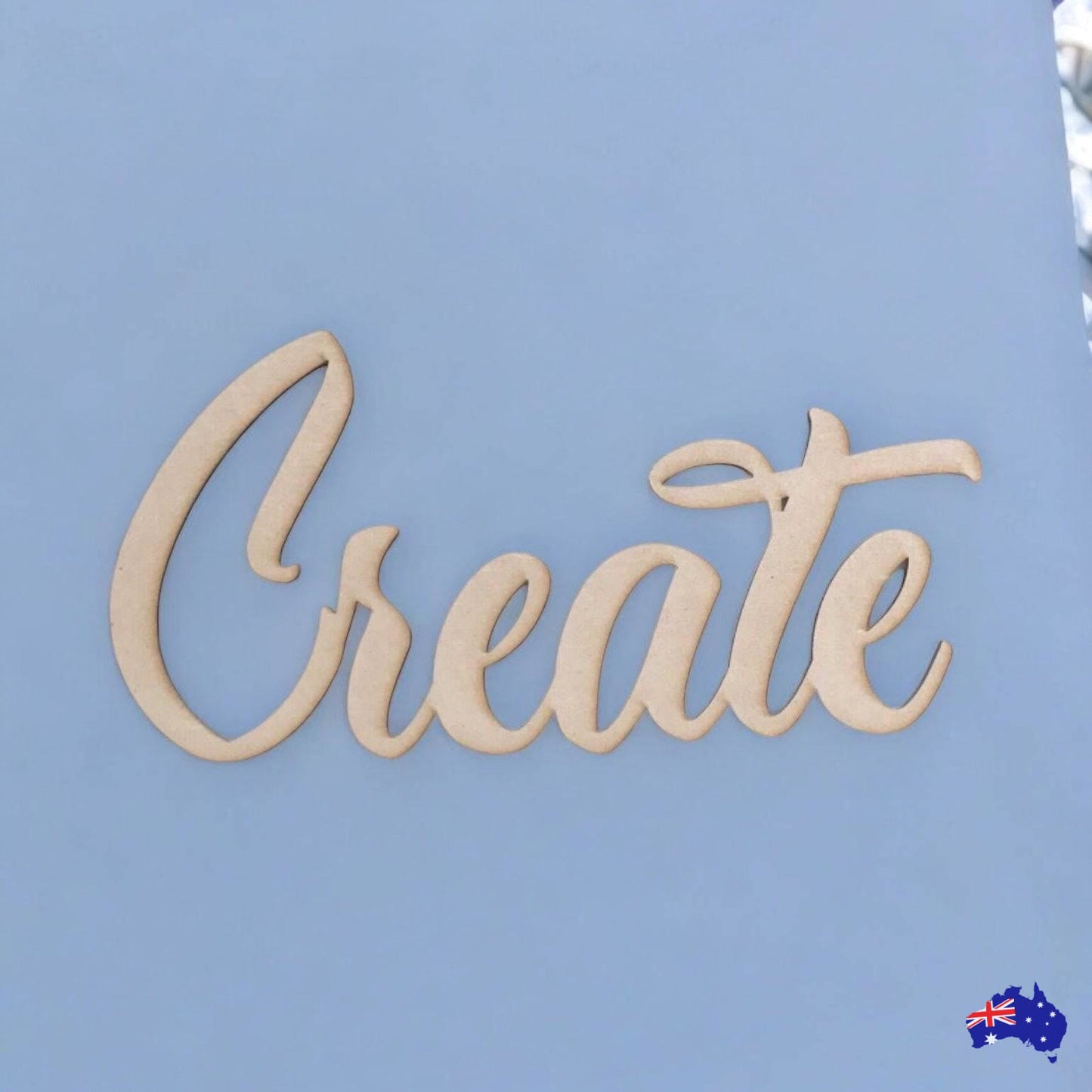 Create Word Wall Quote Art DIY Raw MDF Timber Wood - The Renmy Store Homewares & Gifts 