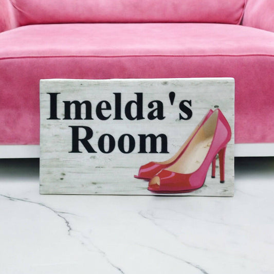 Shoe Room with your Name Custom Sign - The Renmy Store Homewares & Gifts 