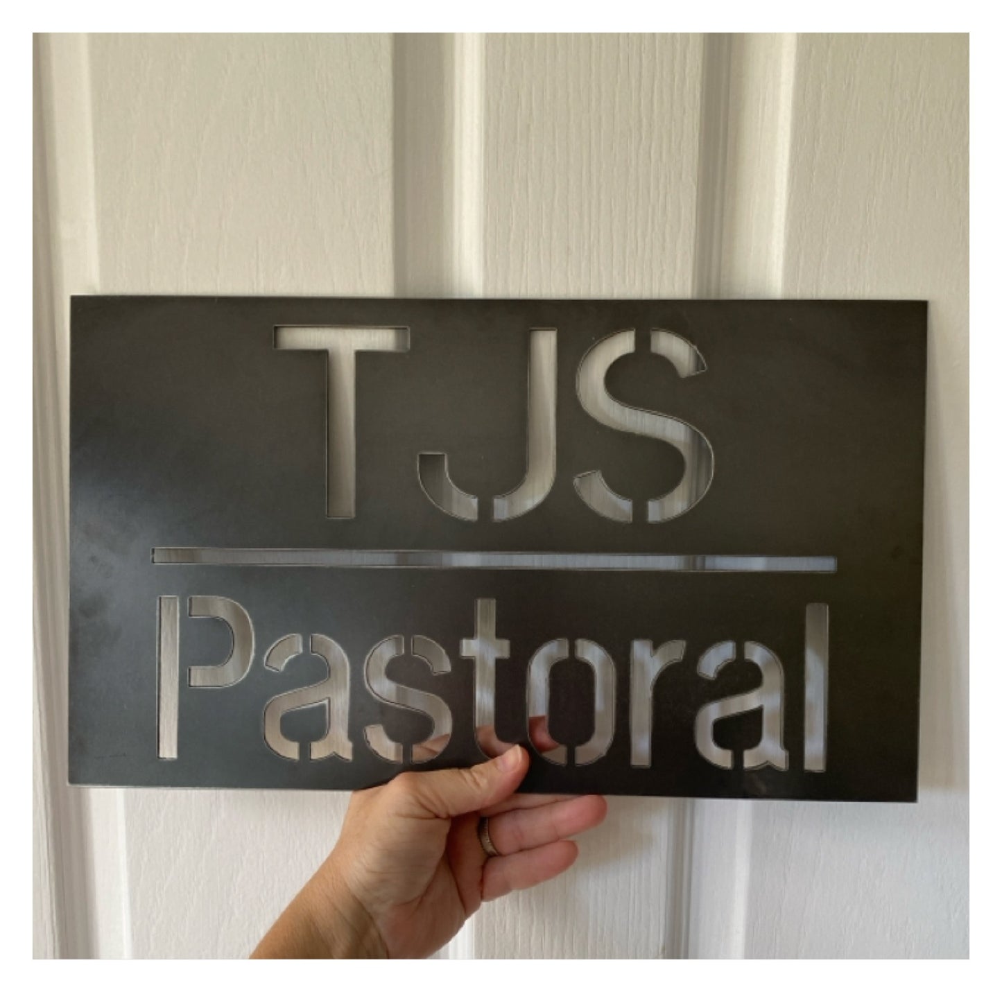 Property Street House Personalised Rusty Cor10 Steel Metal Sign