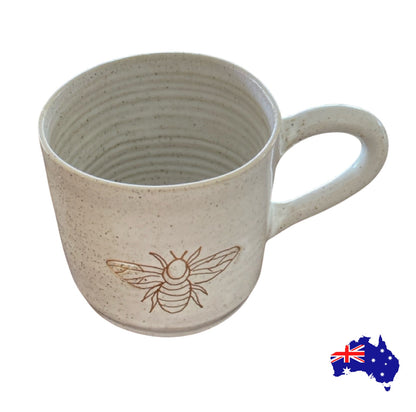 Mug Cup Bee Pottery Ceramic Aussie Made