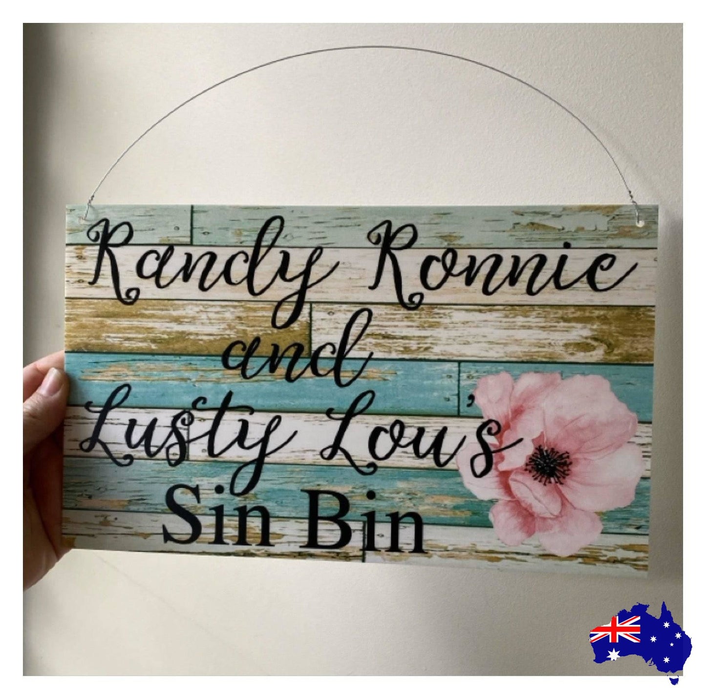 Welcome Garden Custom Personalised Sign Flower - The Renmy Store Homewares & Gifts 