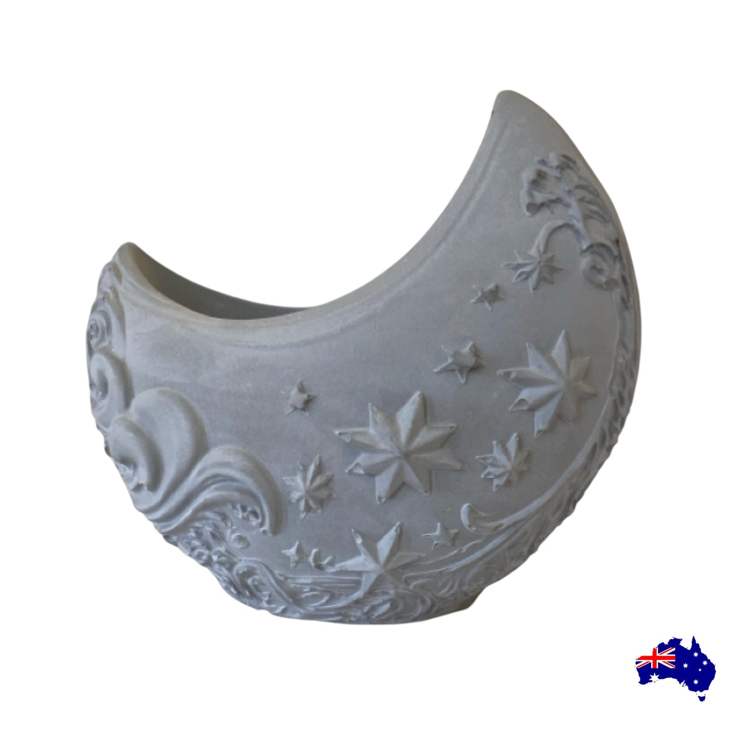 Pure Beeswax Moon Candle Aussie Handmade