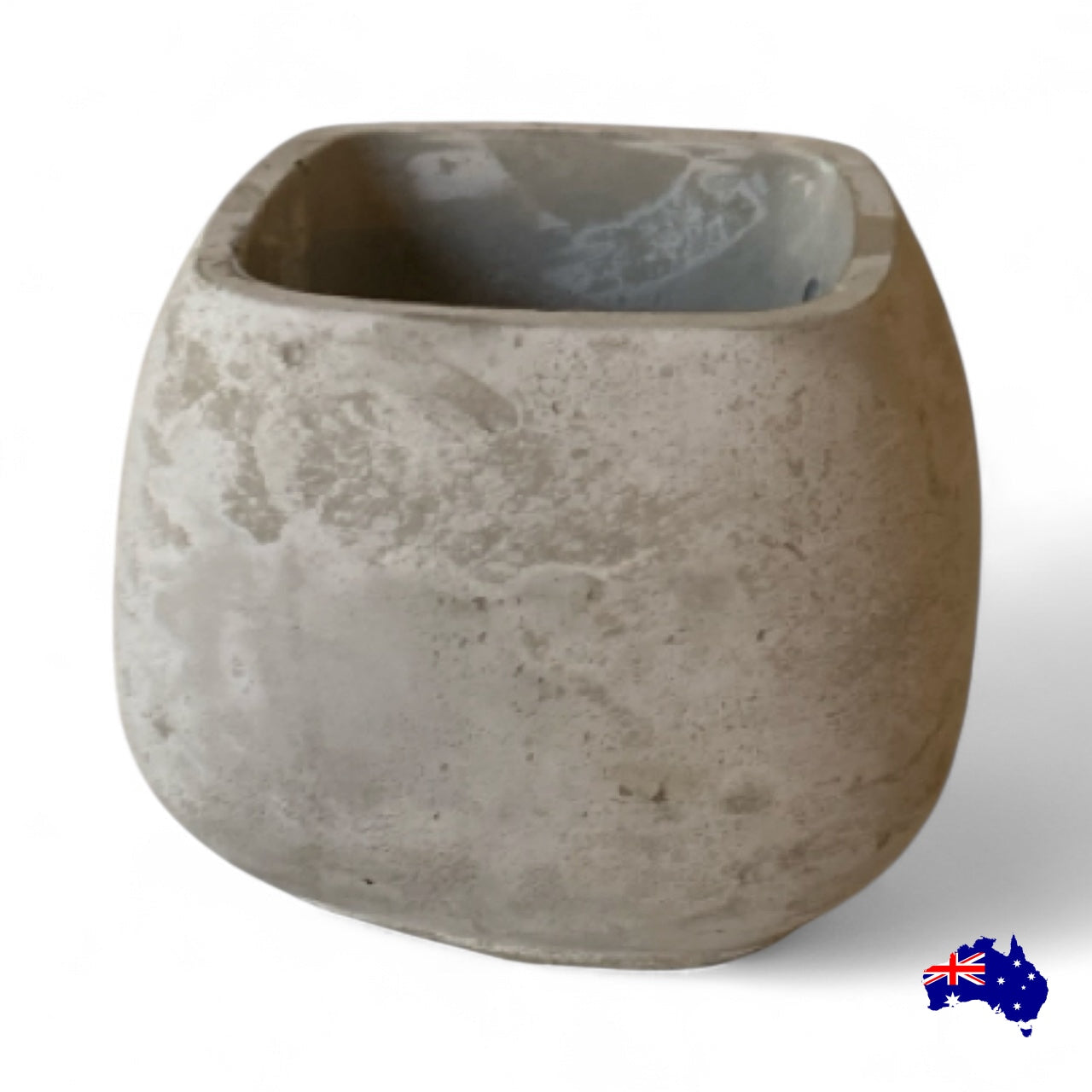 Planter Pot Square Aussie Handmade Concrete