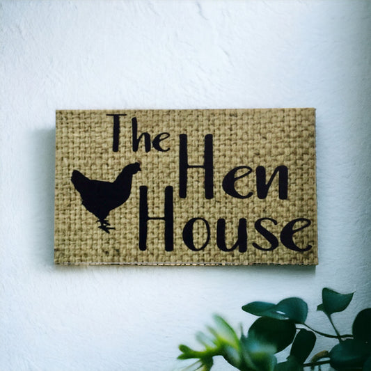 The Hen House Hesh Vintage Style Sign - The Renmy Store Homewares & Gifts 