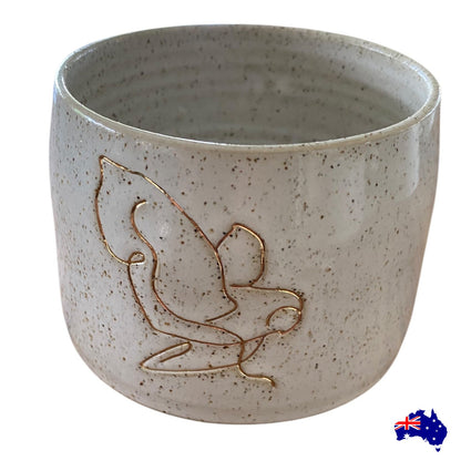 Owl Mug Cup Pottery Ceramic Aussie Made