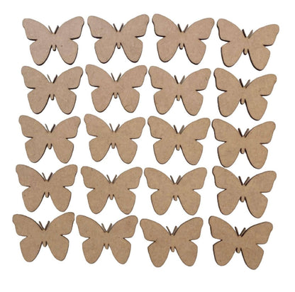 Butterfly Butterflies MDF Timber DIY Raw - The Renmy Store Homewares & Gifts 