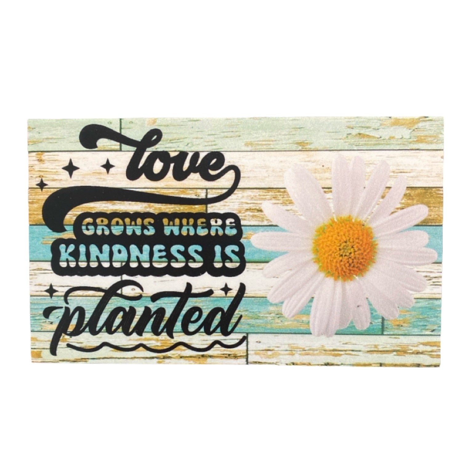 Love Grows Where Kindness Is Planted Quote Garden Sign - The Renmy Store Homewares & Gifts 