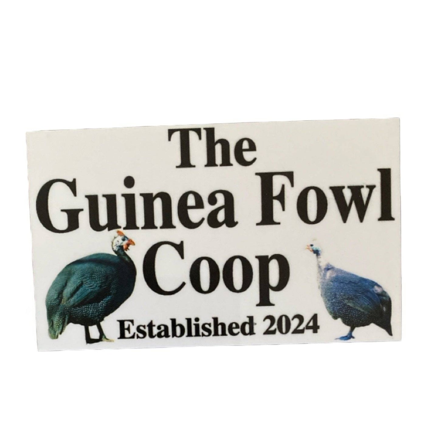 Guinea Fowl Coop House Sign - The Renmy Store Homewares & Gifts 