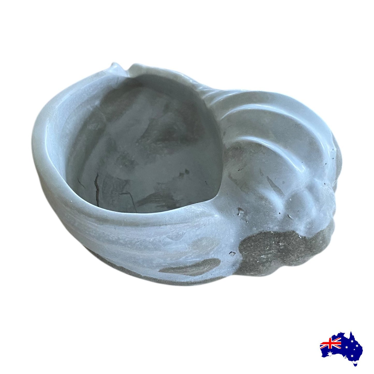 Planter Pot Dish Soap Sea Shell Coastal Aussie Handmade Concrete