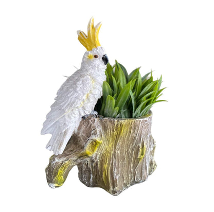 Plant Pot Planter Cockatoo - The Renmy Store Homewares & Gifts 