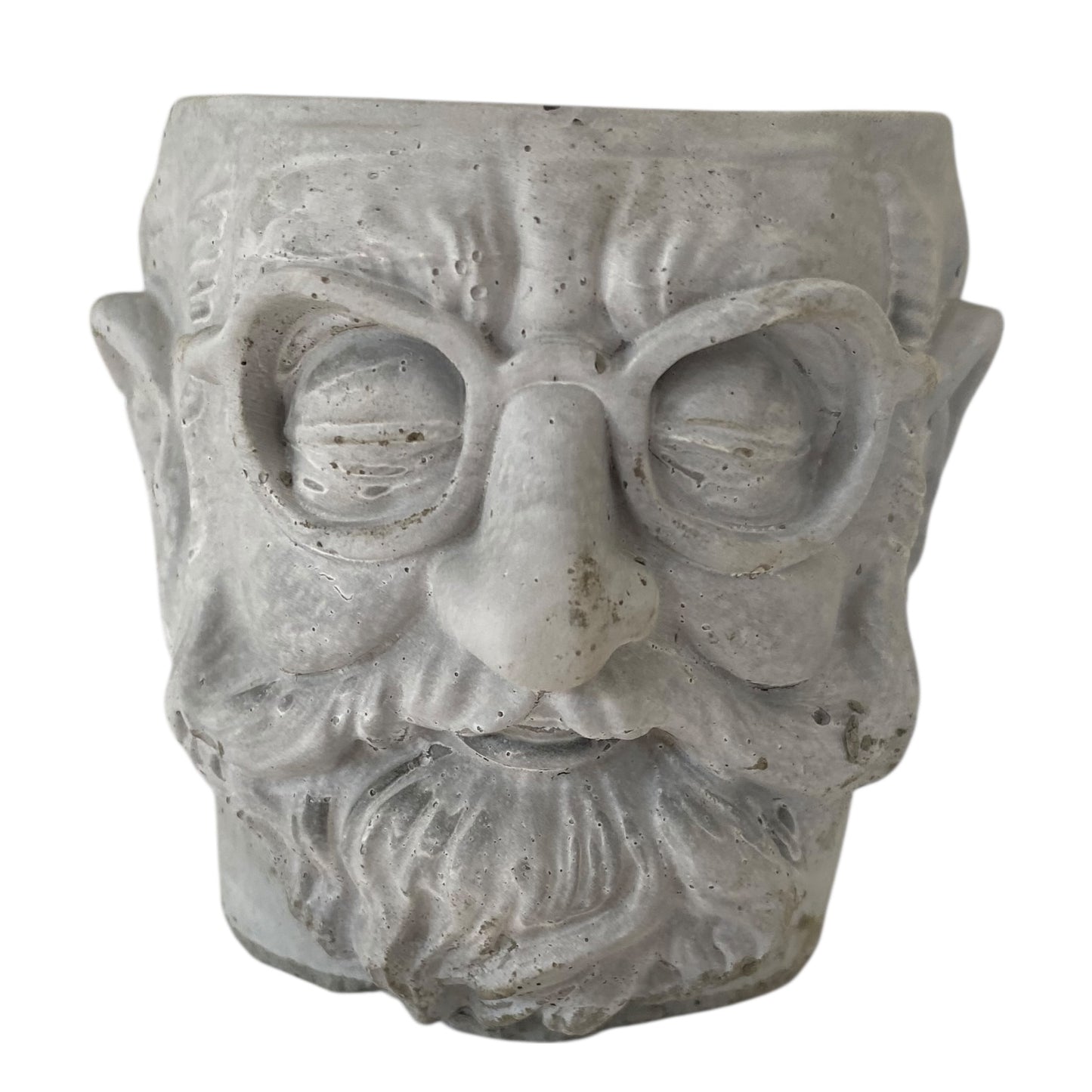 Planter Pot Gentleman Man Aussie Handmade Concrete